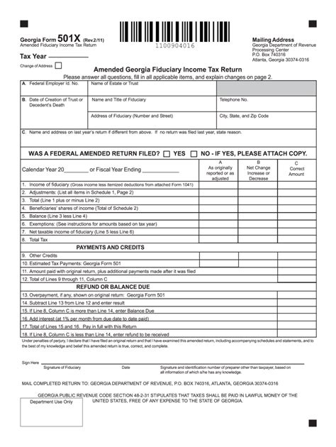 Ga State Income Tax Forms