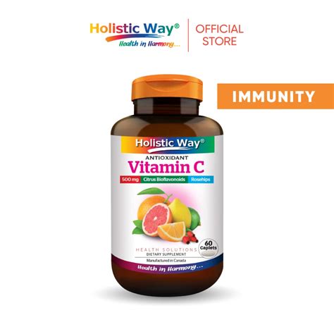 Holistic Way Vitamin C Bioflavonoids 500Mg 100 Caplets Vitamin Sg Holistic Way Vitamin C Bioflavonoids 500Mg 100 Caplets Vitamin Sg