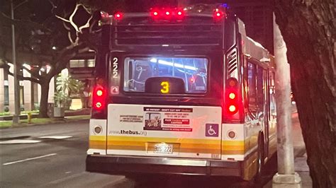 Honolulu Bus 222 Route 3 Super Rare Youtube Honolulu Bus 222 Route 3 Super Rare Youtube