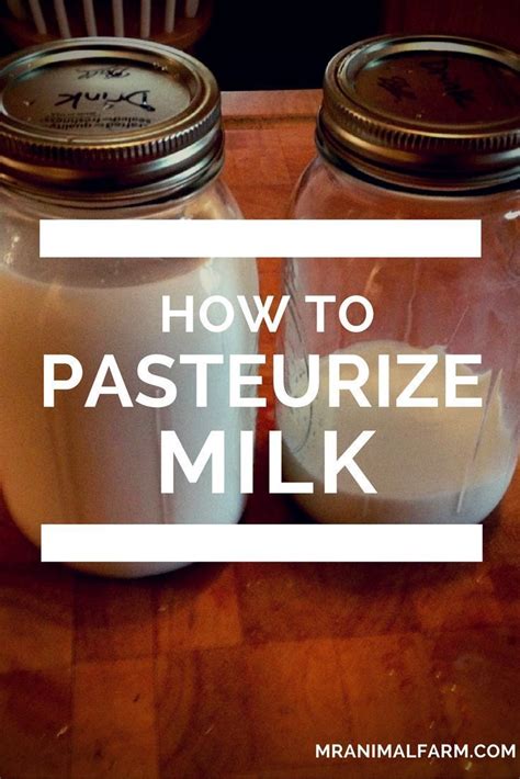 How Do I Pasteurize Milk