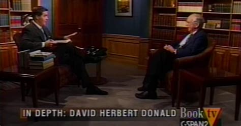 In Depth With David Herbert Donald C Span Org In Depth With David Herbert Donald C Span Org