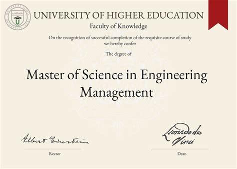 Master Of Science In Engineering Management Master Of Science In Engineering Management