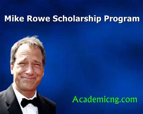 5 Tips Mike Rowe Scholarship 5 Tips Mike Rowe Scholarship
