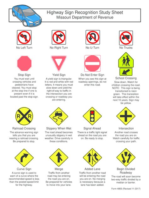Permit Test Road Signs Practice Permit Test Road Signs Practice