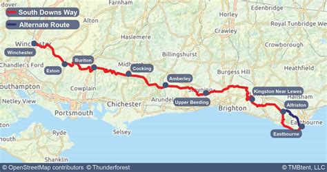 South Downs Way Maps Routes Tmbtent South Downs Way Maps Routes Tmbtent
