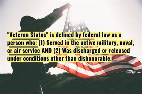 Veteran Status Meaning