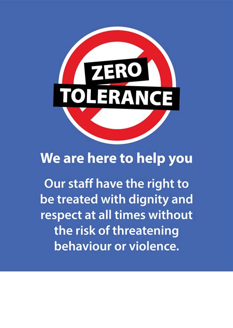 Zero Tolerance We Are Here To Help Pod Posters On Demand Zero Tolerance We Are Here To Help Pod Posters On Demand